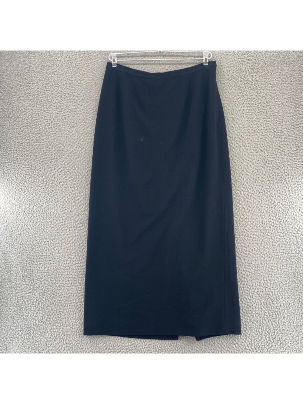 Kasper Skirt Womens 8 Black Stretch Maxi Straight Pencil Office Career Everyday